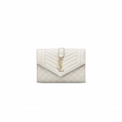 YSL MONOGRAM SMALL ENVELOPE WALLET 651026 (13.5*9.5*3cm)